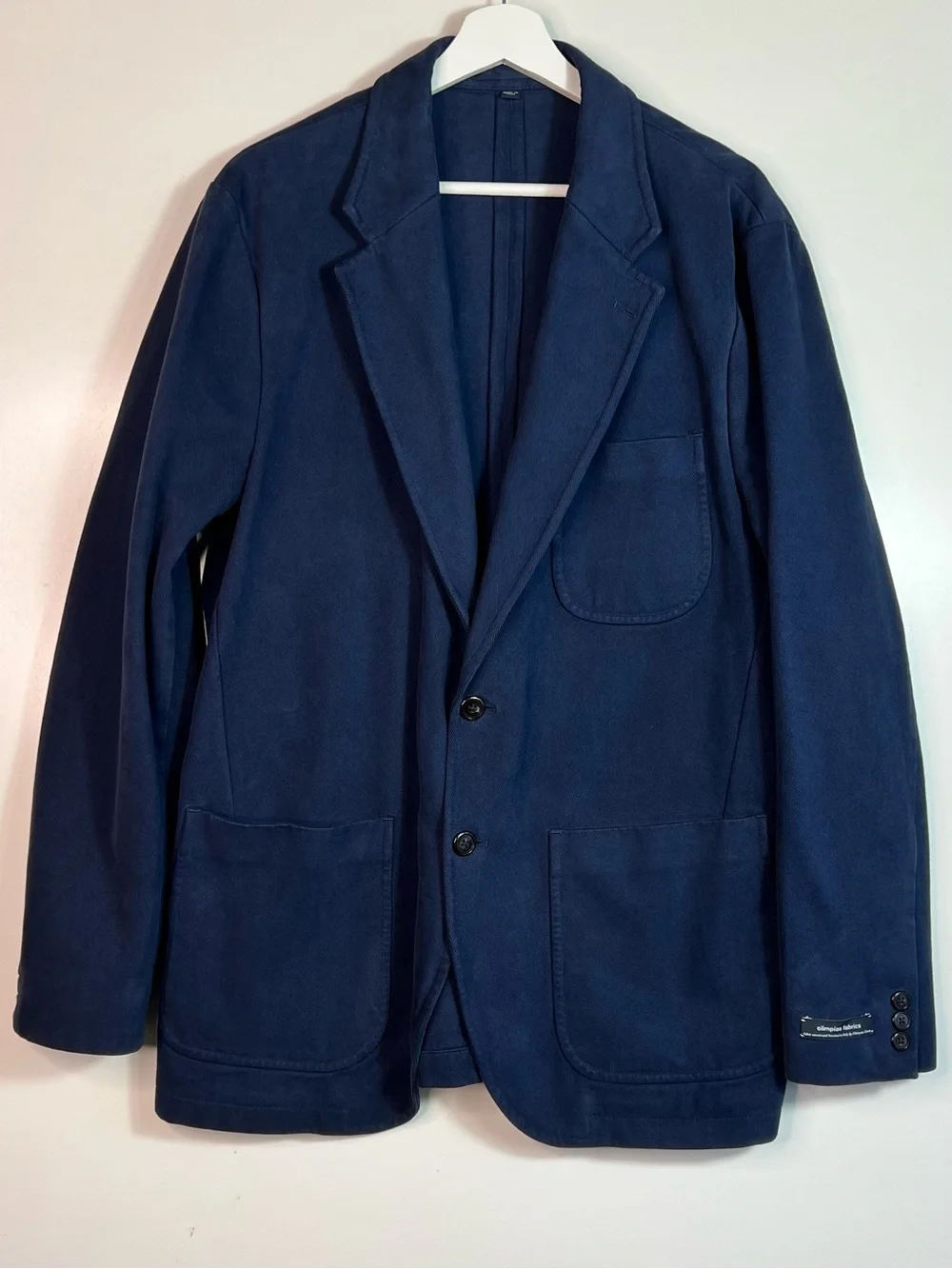 NWT J.Crew Relaxed-fit Suit in Navy Garment-Dyed Italian Cotton Twill